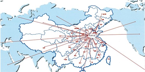 伟德国际1946销往全球的健身器材